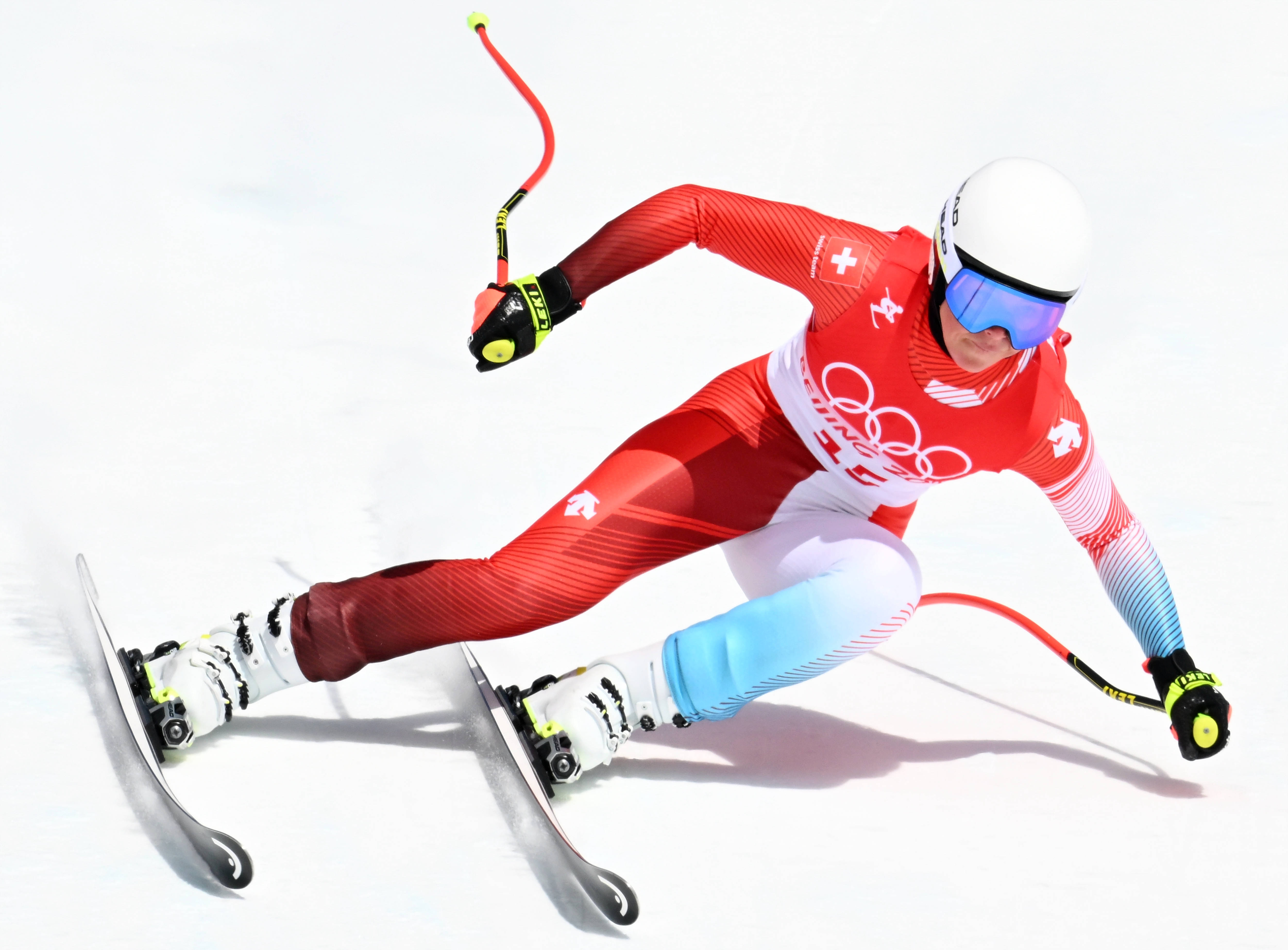 瑞士女子单人滑选手优雅出场，获得高分